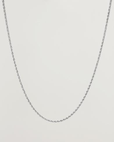 Tom Wood Rope Chain Silver – Plata