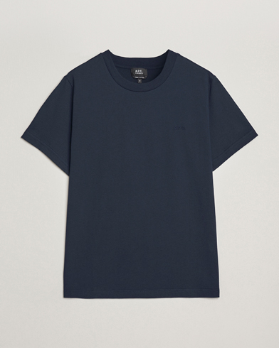 A.P.C. Embroidered APC T-Shirt Dark Navy – Azul