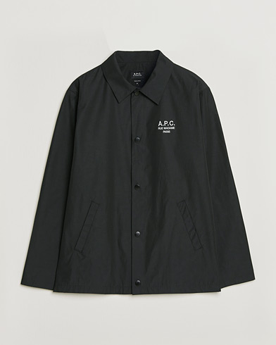 A.P.C. Rue Madame Coach Jacket Black – Negro