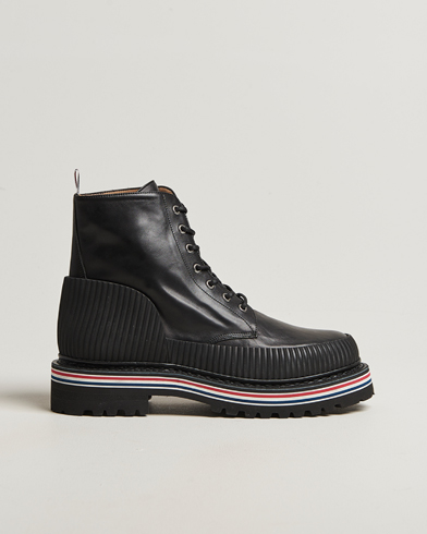 Thom Browne All Terrain Boots Black Calf – Negro