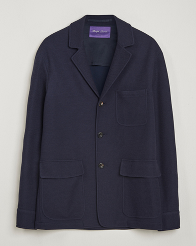 Ralph Lauren Purple Label Wool/Cotton Jacket Chairman Navy – Azul