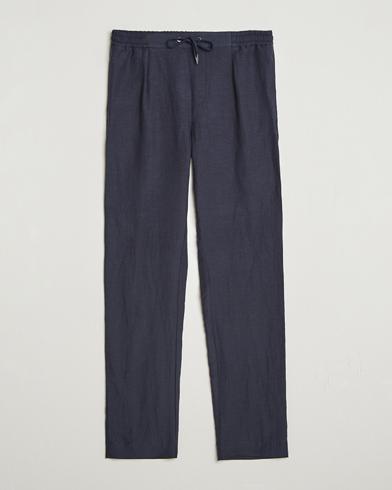 Ralph Lauren Purple Label Dorset Drawstring Trousers Chairman Navy – Azul