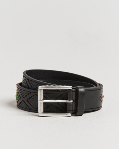 Crockett & Jones Belt 3,2 cm Black Calf en CareOfCarl.es