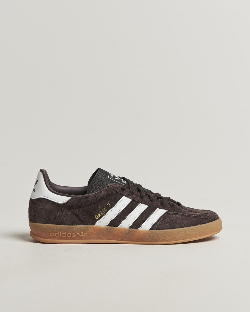 adidas Originals Gazelle Indoor Sneaker Brown/White – Marrón