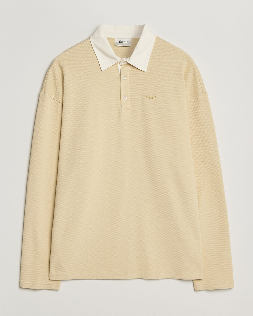 Forét Match Rugby Structured Sweatshirt Vintage Yellow – Amarillo