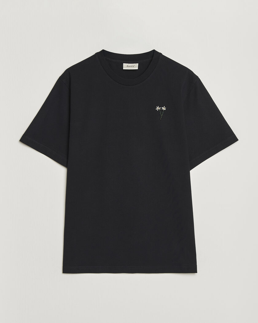 Forét Posy T-Shirt Black – Negro