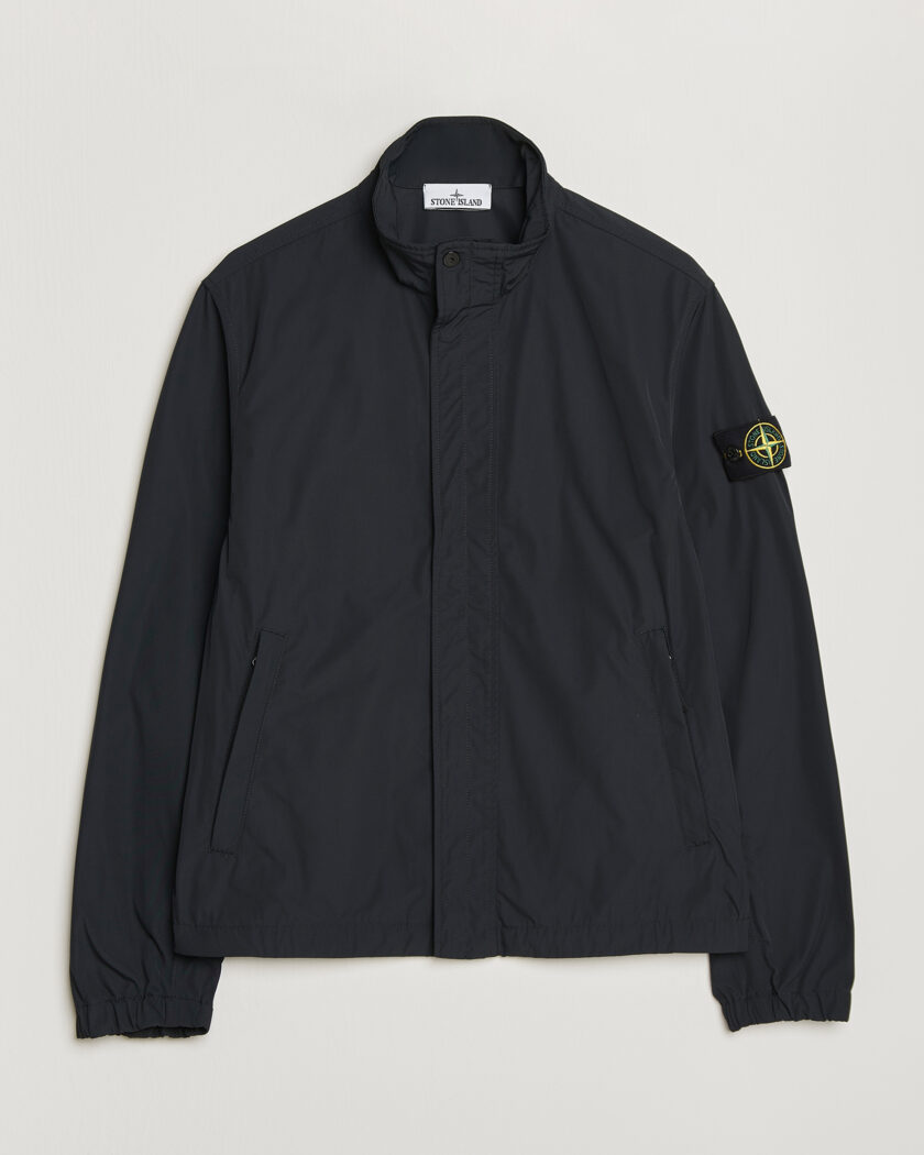 Stone Island Micro Twill Stand Collar Jacket Black – Negro