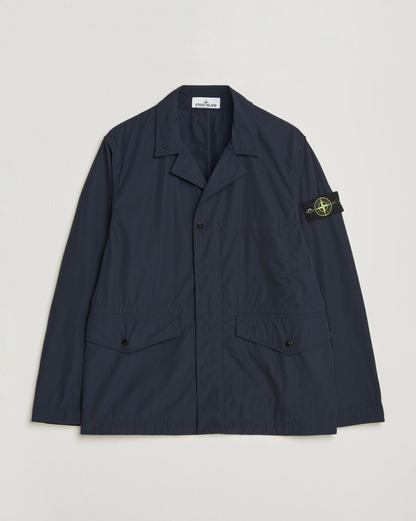 Stone Island Micro Twill Blazer Jacket Navy – Azul