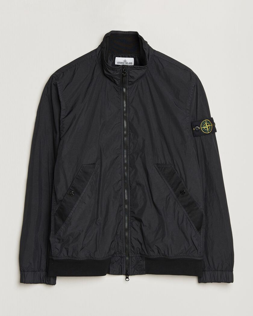 Stone Island Crinkle Reps Short Jacket Black – Negro