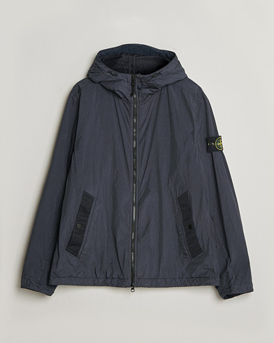 Stone Island Crinkle Reps Padded Hood Jacket Navy – Azul