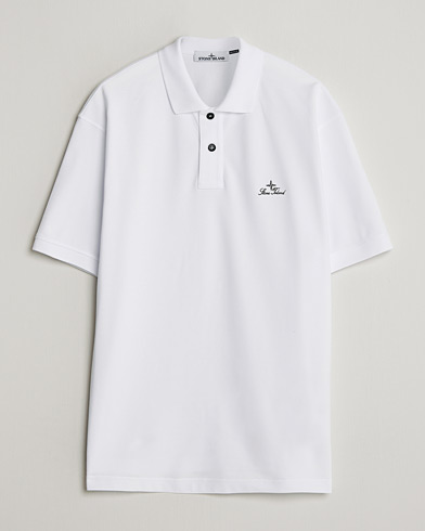 Stone Island Organic Cotton Pique White – Blanco