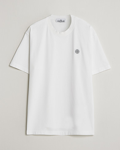 Stone Island Combed Organic Cotton T-Shirt White – Blanco