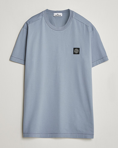 Stone Island Garment Dyed Cotton Jersey T-Shirt Dark Blue – Azul