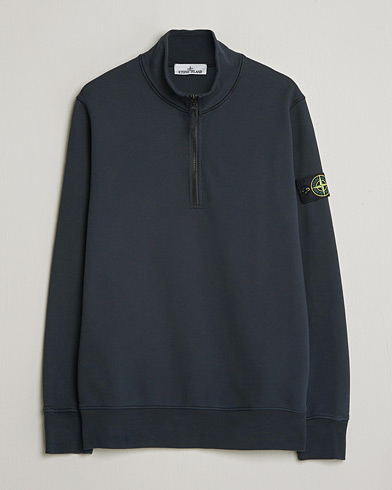 Stone Island Garment Dyed Fleece Half Zip Navy – Azul