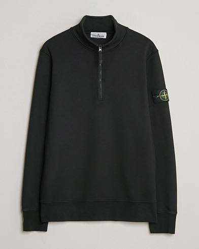 Stone Island Garment Dyed Fleece Half Zip Black – Negro
