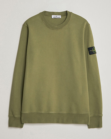 Stone Island Garment Dyed Fleece Sweatshirt Military Green – Verde