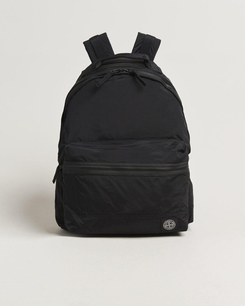 Stone Island Nylon Metal Backpack Black – Negro