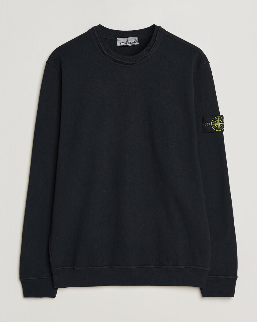 Stone Island Old Dyed Cotton Sweatshirt Navy – Azul