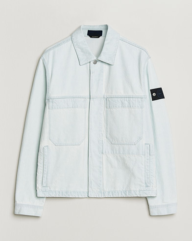 Stone Island Denim Jacket Ultra Bleached – Azul