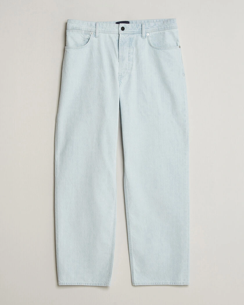 Stone Island Loose Fit Denim Jeans Blue Extra Bleach – Azul