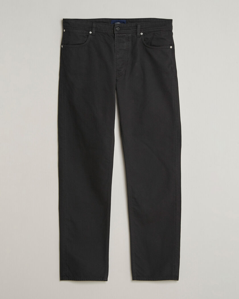 Stone Island Straight Fit Denim Jeans Black – Negro
