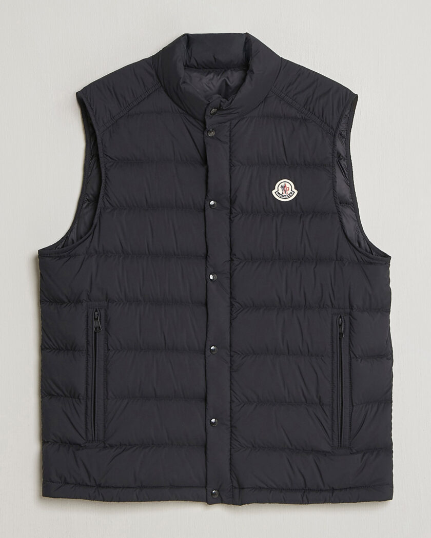 Moncler Barthe Down Vest Black – Negro