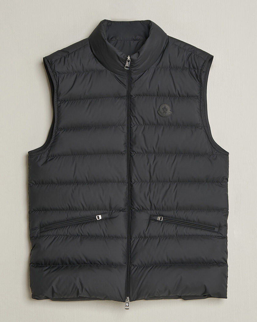 Moncler Lechtal Down Vest Black – Negro