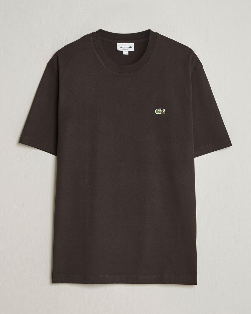 Lacoste Crew Neck T-Shirt Buffle Brown – Marrón
