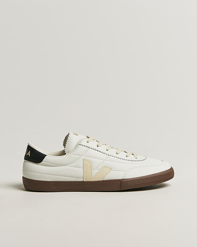 Veja Panenka Leather Sneaker White/Black Bark – Blanco