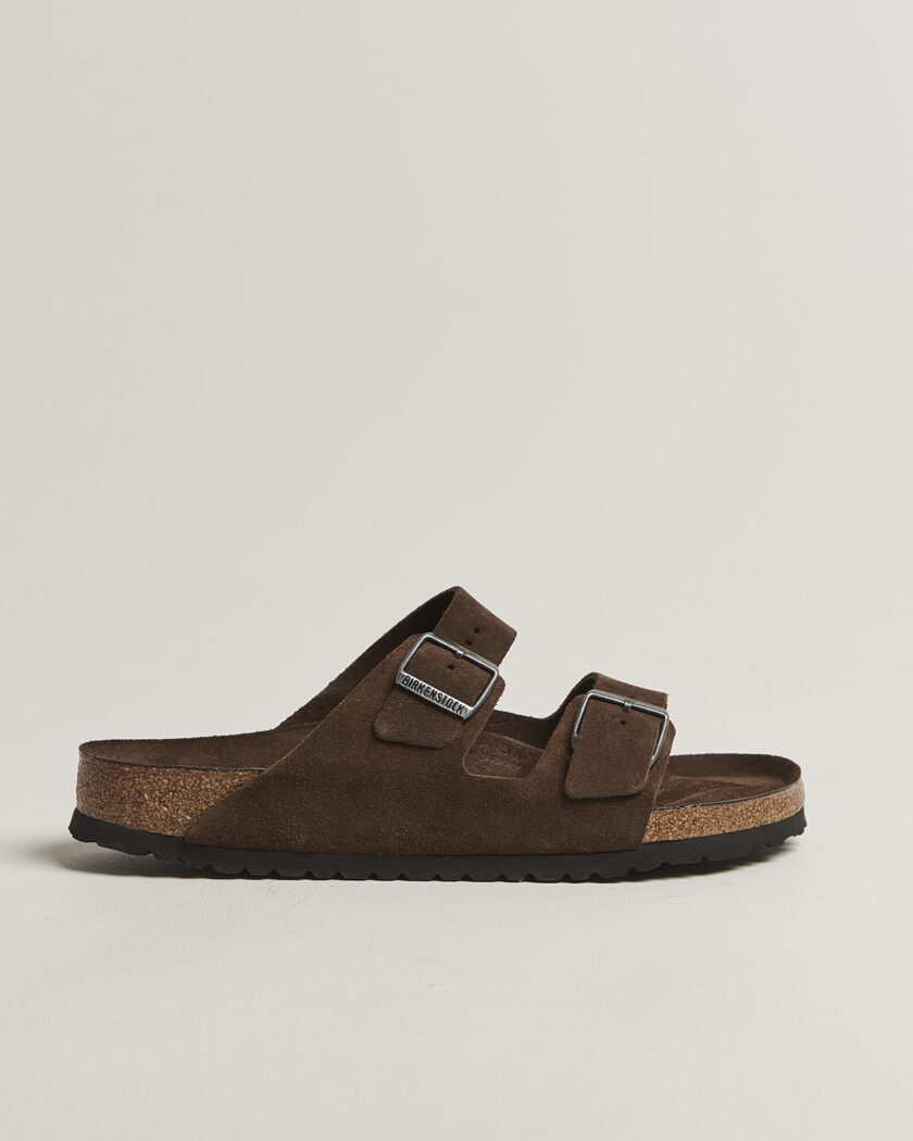 BIRKENSTOCK Arizona Soft Footbed Carafe Suede – Marrón