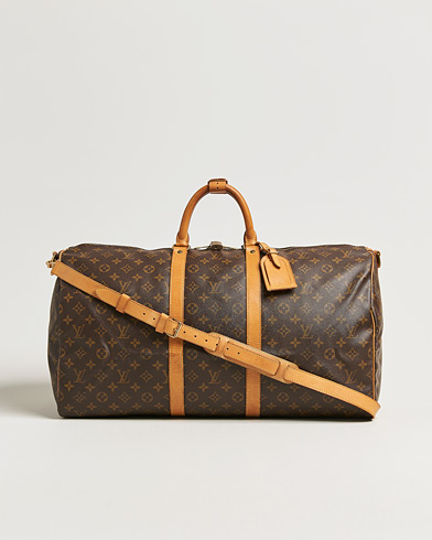 Louis Vuitton Pre-Owned Keepall Bandouliére 55 Monogram – Marrón