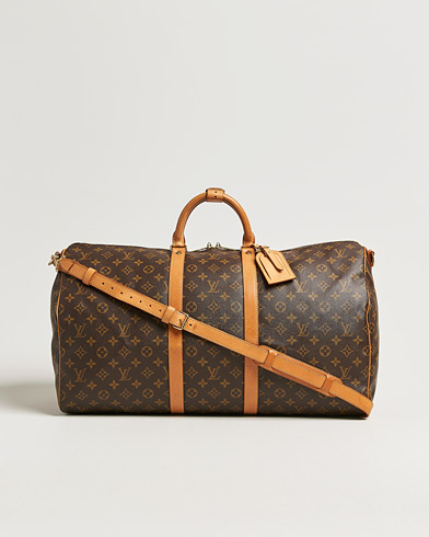 Louis Vuitton Pre-Owned Keepall Bandouliére 55 Monogram – Marrón