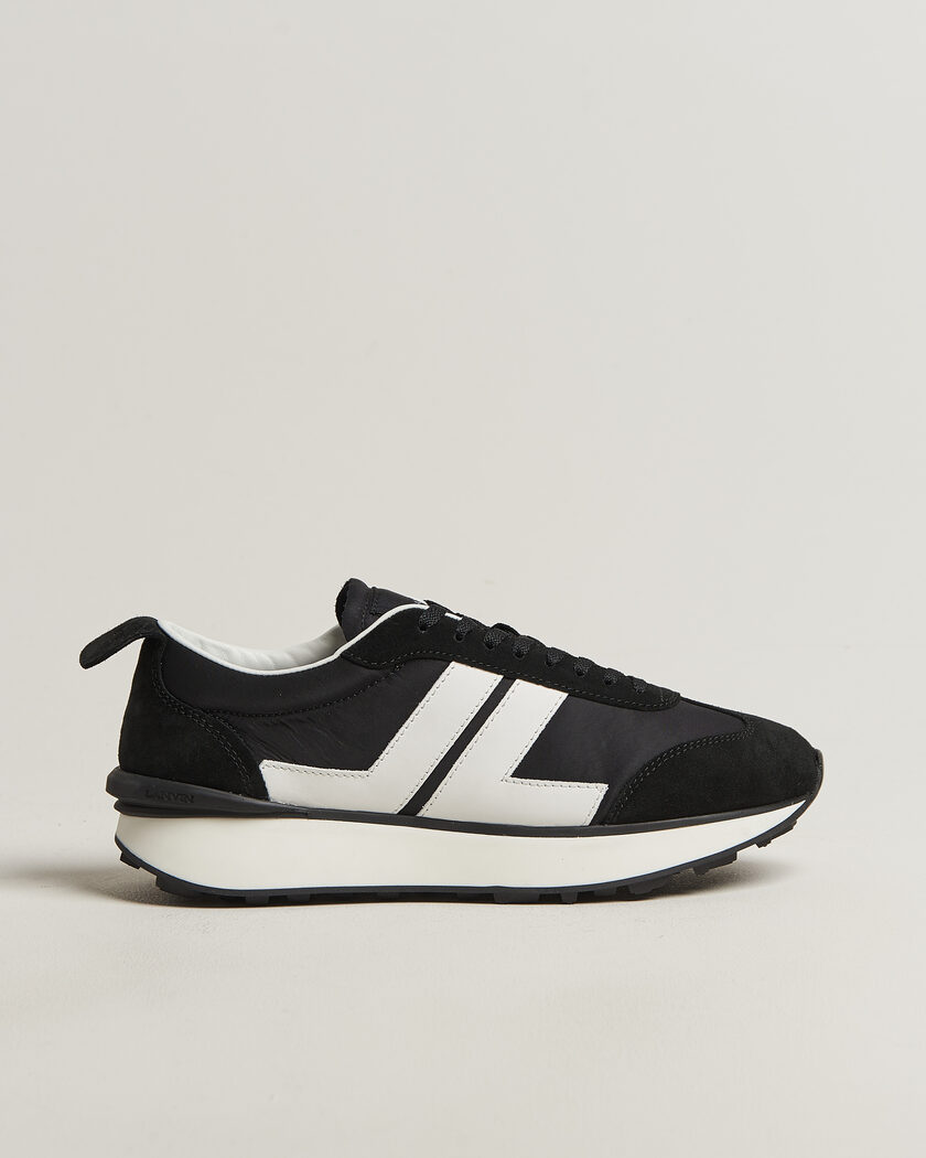 Lanvin Bumpr Running Sneakers Black/White – Negro