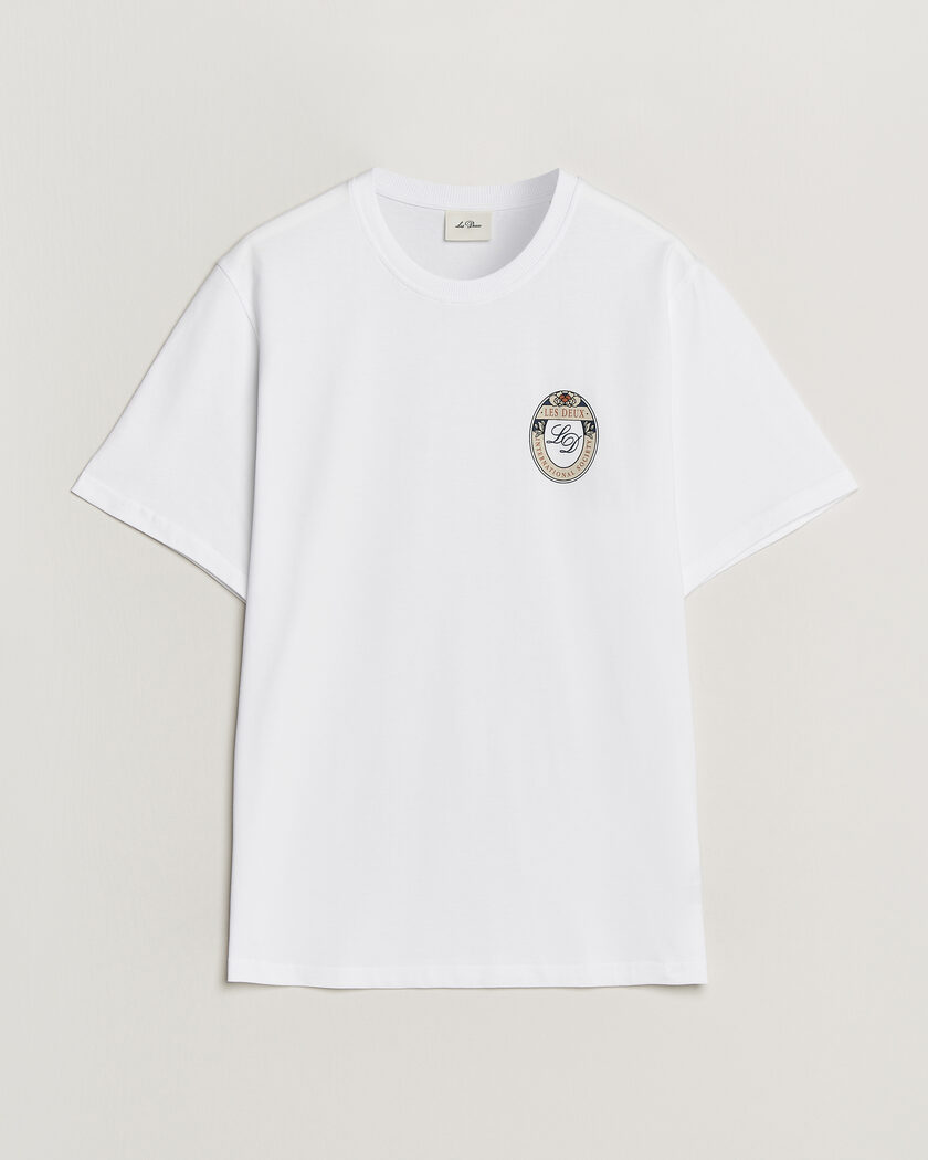 LES DEUX Brday Emblem T-Shirt White – Blanco