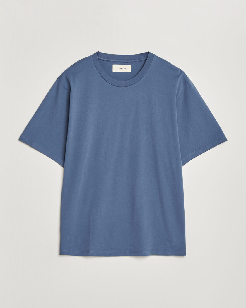 Jeanerica Delon Crew Neck T-Shirt Blue – Azul