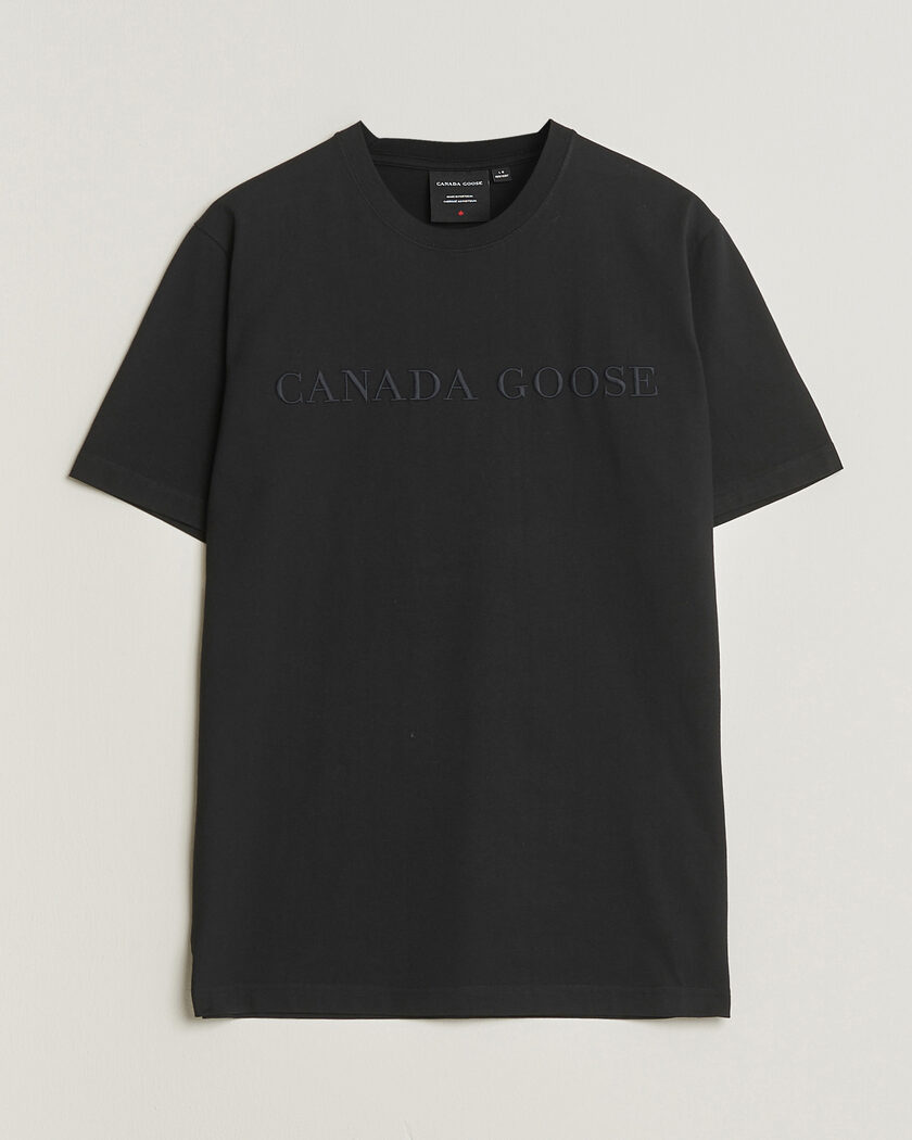 Canada Goose Vantage Wordmark T-Shirt Black – Negro