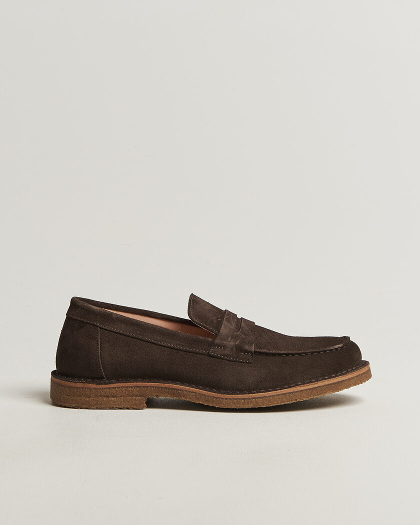Astorflex Mokaflex Loafers Dark Brown Suede – Marrón