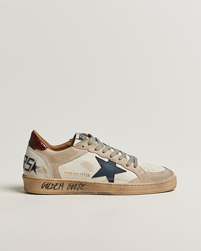 Golden Goose Ball Star Sneakers White/Beige – Blanco