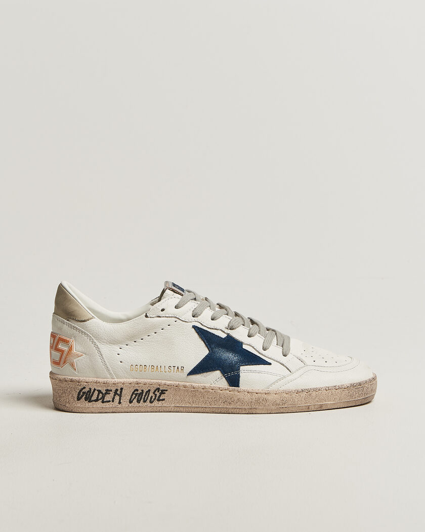 Golden Goose Ball Star Sneakers White/Ice – Blanco