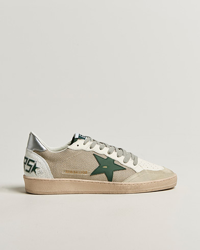 Golden Goose Ball Star Sneakers White/Green – Blanco