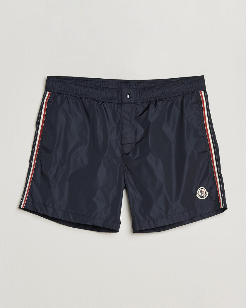 Moncler Contrast Band Swim Shorts Navy – Azul