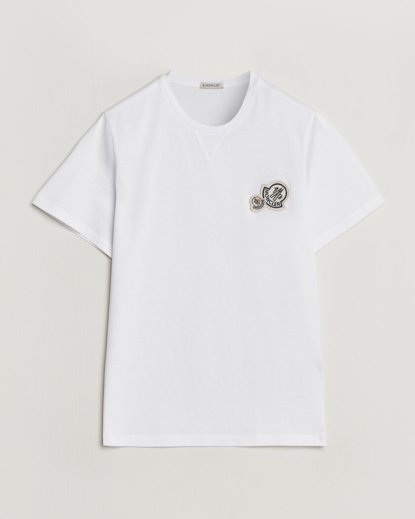 Moncler Double Logo T-Shirt White – Blanco