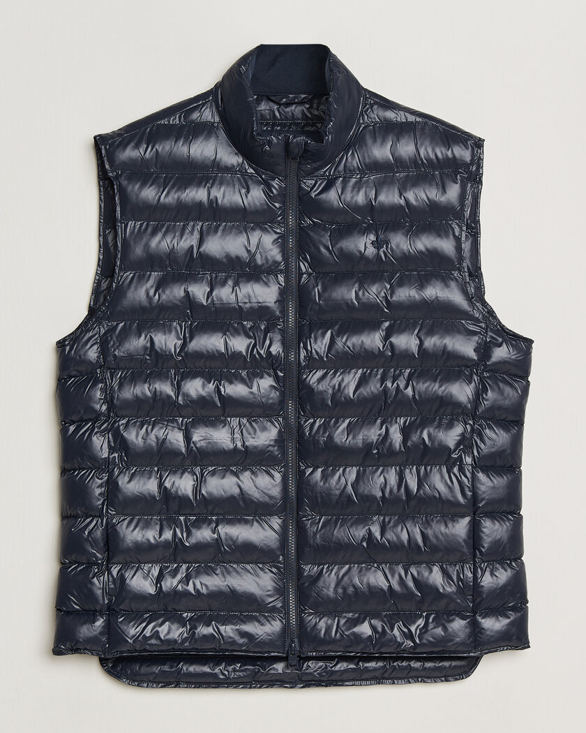 Morris Norfolk Liner Vest Glossy Navy – Azul
