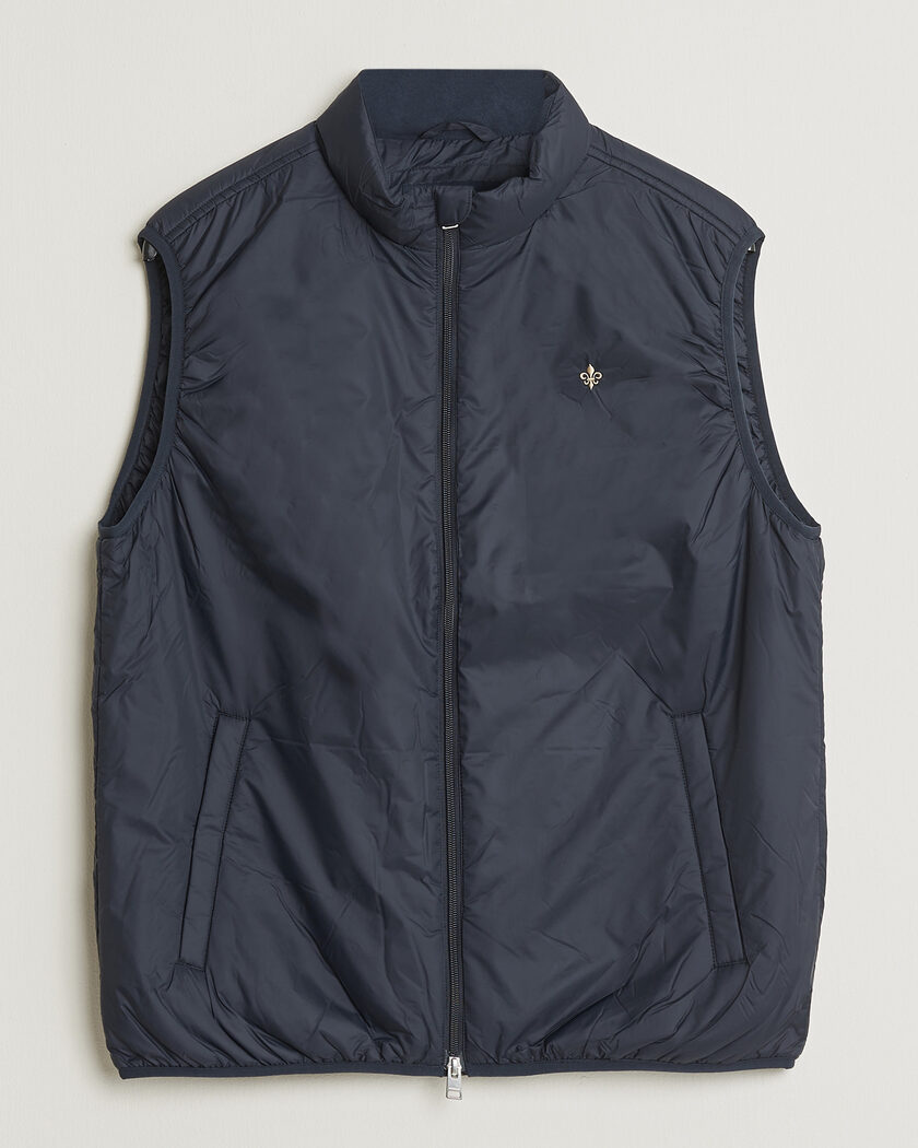 Morris Bradley Padded Vest Navy – Azul