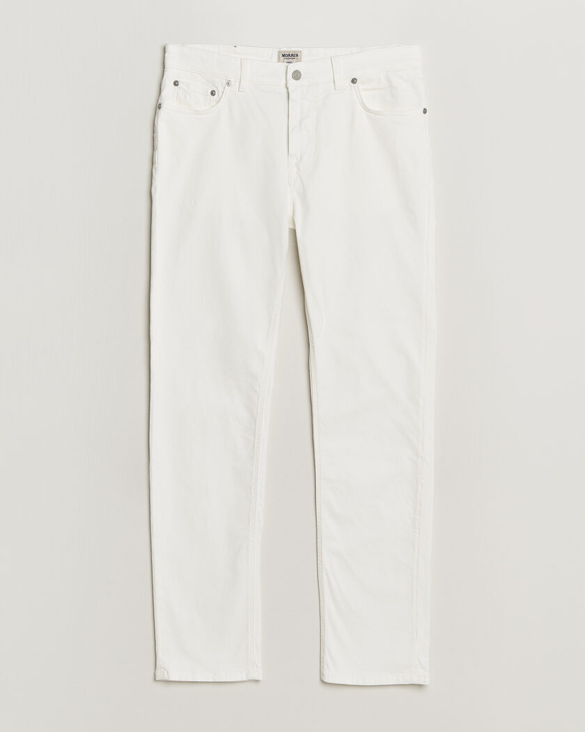 Morris James Brushed 5-Pocket Jeans Off White – Blanco