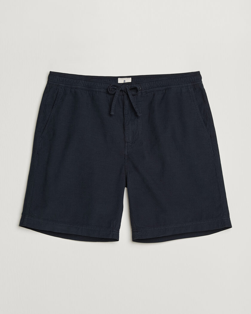 Morris Fenix Summer Cord Shorts Dark Blue – Azul