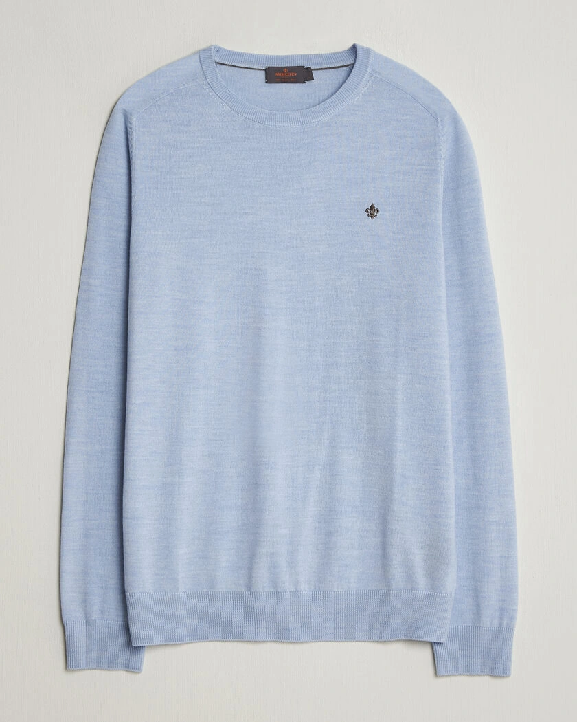 Morris Merino Oneck Light Blue – Azul