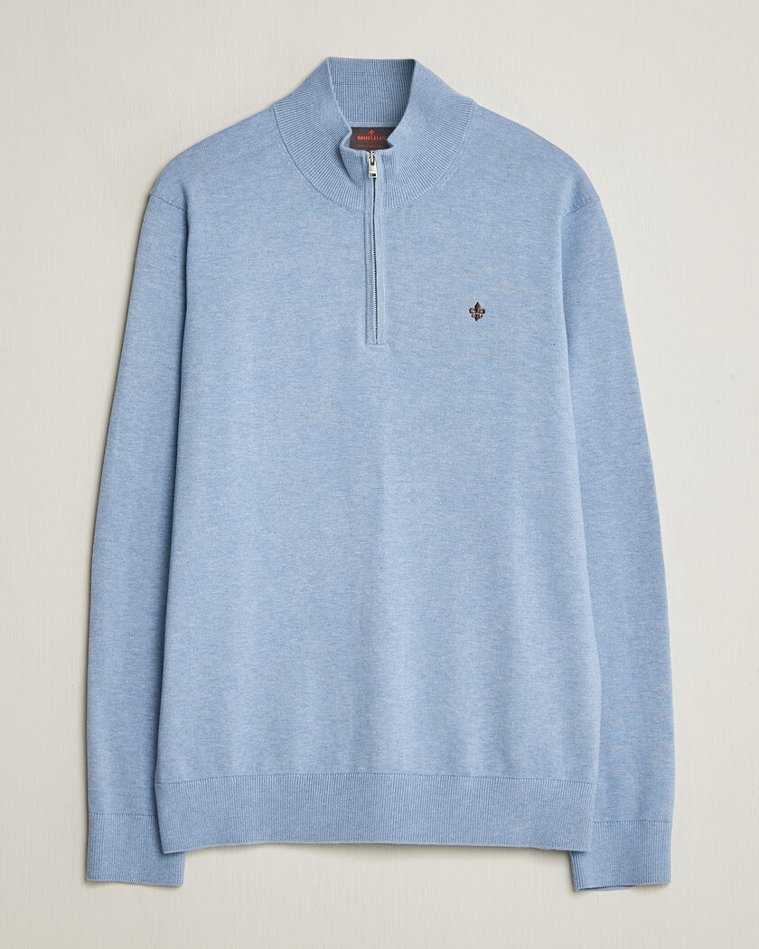 Morris Riley Half-Zip Light Blue – Azul