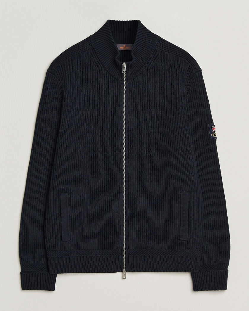 Morris Brenton Full-Zip Cardigan Navy – Azul