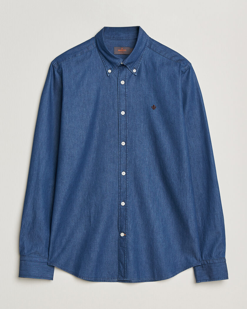 Morris Light Denim Shirt Blue – Azul